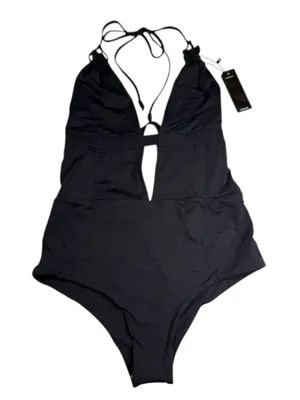 new Tavik x Anthropologie ☀︎︎ Emme Plunge One Piece Swimsuit ☀︎︎ Black ☀︎︎ M ☀︎︎ thumbnail 6