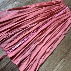 Topshop Pleated‎ Midi Skirt Coral Terracotta Double Slit Elastic Waist NWT Sz 4 thumbnail 5