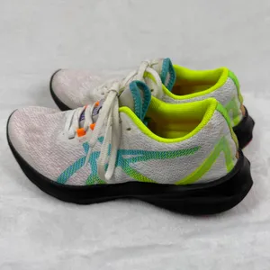 ASICS 1012B246 Womens Running Shoes White Neon Yellow Teal Orange Size‎ 7.5 thumbnail 7