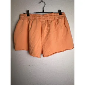 Parke for Target Orange French Terry Sweat Shorts High Rise Drawstring Large thumbnail 2