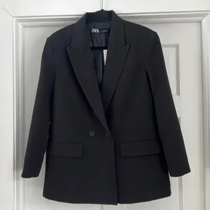 ZARA NWT  double breasted blazer thumbnail 3