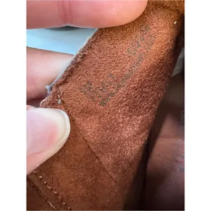 Born Brown Leather Distressed Ankle Boots Womens 8 Boho Fall Chunky Lug Casual thumbnail 5