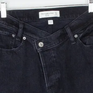 Abercrombie & Fitch Womens Curve Love The Dad Rise Denim Jeans Size 27 V Waist‎ thumbnail 3