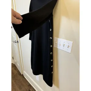 Vintage Sunshine‎ Alley Black Women's Sweater Dress Size 10 Button Accent thumbnail 2