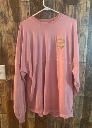 Disney Authentic Parks Spirit Jersey Walt World Peach Shirt size large. Never worn thumbnail 1