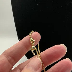 NWT Kendra Scott Turquoise Cross Necklace Gold Tone New On Card thumbnail 4