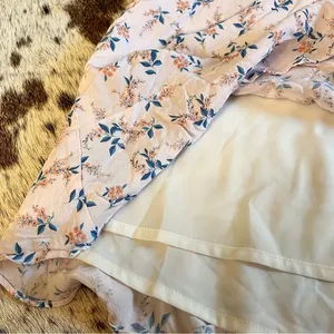 FOR LOVE & LEMONS x REVOLVE Nostalgia Floral Tie Front Mini Dress Size‎ Small thumbnail 11