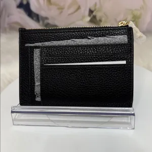 Kate Spade Black Card Wallet with Gold Accent thumbnail 2