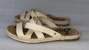 Sam Edelman Averie Suede Espadrille Sandals Tan size 9 thumbnail 3
