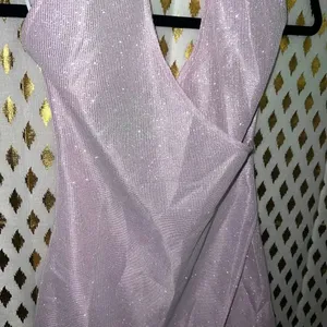 Princess Polly sparkly pink halter top dress Paris mini dress size 0 thumbnail 5