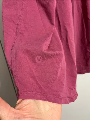 Lululemon Medium Mauve Moss Rose Pleated Love Tank Top thumbnail 5