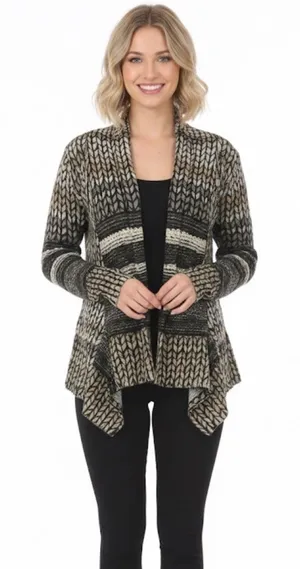 Aryeh size small boho sweater knit cardigan thumbnail 1