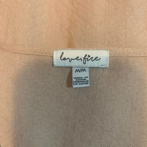 Peasant Style Blouse Beige Tunic Top Ladies Sz M Cottagecore thumbnail 4