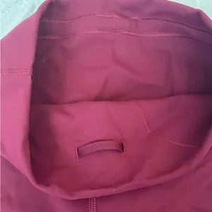 High-Waisted lululemon Burgundy Leggings thumbnail 5