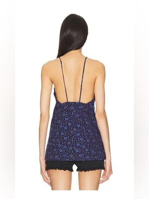 FREE PEOPLE Maddie Printed Tunic in Blue. Size Small. NWOT thumbnail 2