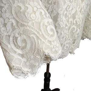 Vintage Lily of France Ivory Lace Bow Formal Jacket Small | Coquette‎ Romantic thumbnail 5