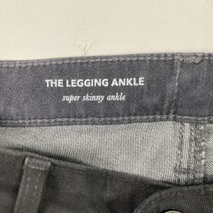 AG‎ Adriano Goldschmied Jeans Womens 25R Black Legging Ankle Skinny Made in USA thumbnail 6