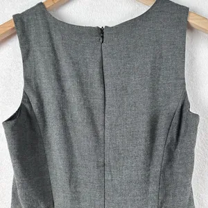 Zara Basic Jumper Dress Sz XS Gathered Waist School Girl Academia Minimalist‎ thumbnail 3