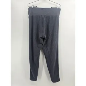 Victoria's Secret Pajama Set Womens XL Waffle Knit Twist Front Gray EUC thumbnail 4