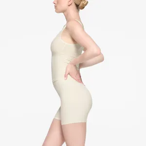 NWT Skims Soft Longue‎ Boxer In Bone Size XS thumbnail 3