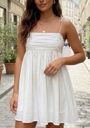 Reformation Catarina Babydoll Mini Dress Size 12 Anthropologie thumbnail 1