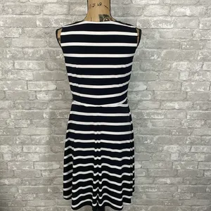 Dressbarn Striped Draped Dress thumbnail 3