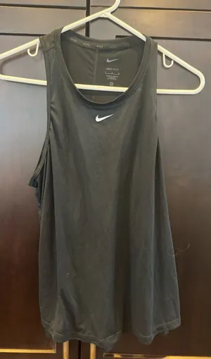 Nike Women's Sleek Black Tank Top thumbnail 1