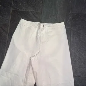 Madewell Curvy Emmet Wide Leg Jean 33 Tall Cropped Tile White NWT High Rise thumbnail 8