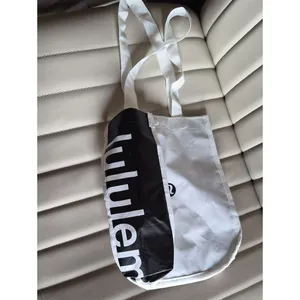 Lululemon Black & White Tote Bag thumbnail 2