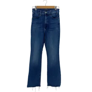 MOTHER The Hustler Flood Fray Jeans Whatever You Want Wash‎ Size 26 thumbnail 2