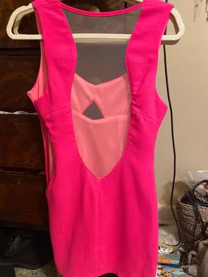 Tobi Hot Pink Dress thumbnail 4