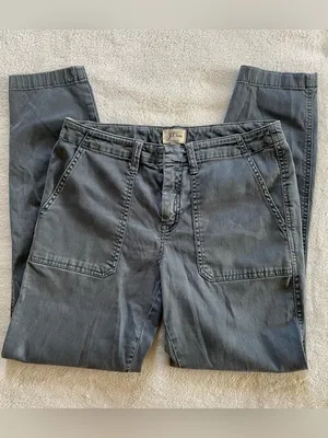 J. Crew Gray/Green Pants size 28 waist thumbnail 2