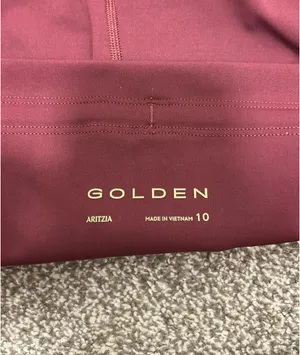 Maroon Aritzia Golden Boxer Shorts thumbnail 3