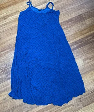 Torrid Blue Mermaid Scale Sleeveless Maxi Dress Plus Size 1X 40125454 thumbnail 1