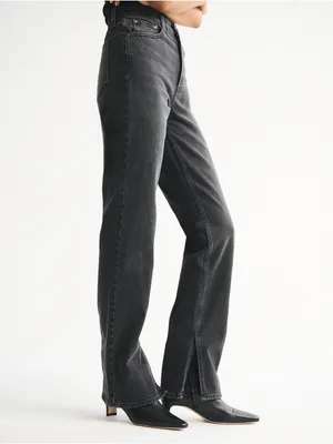 Abercrombie Ultra High Rise 90s Straight Jean Vintage Comfort Stretch Sz 2L thumbnail 3