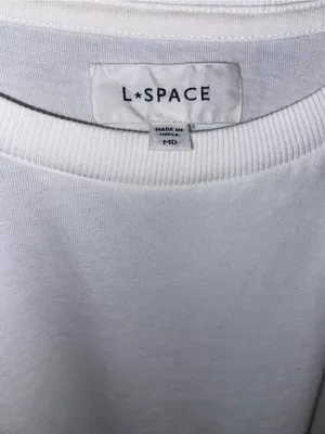 L*space white cropped t shirt size medium thumbnail 3