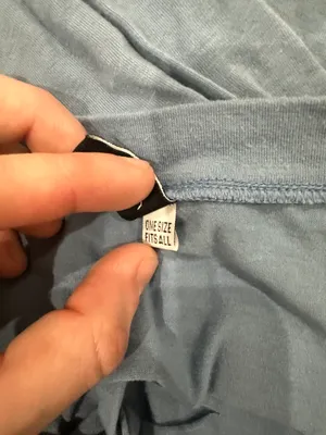 blue long sleeve tee thumbnail 5