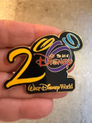Disney 2000 Commemorative Pin - Black, Yellow, Purple, Blue, Red thumbnail 5