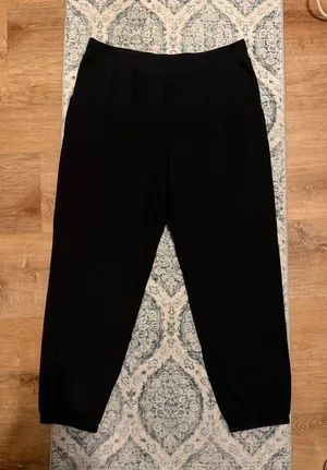 Time and Tru Black Jogger Pants XL thumbnail 1