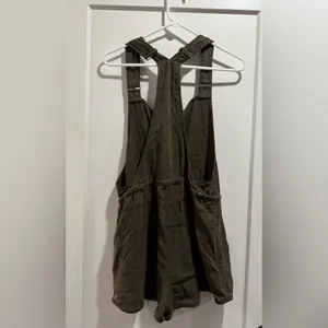 Aritzia Wilfred Free Beatriz Green Overalls Romper‎ Size L thumbnail 7