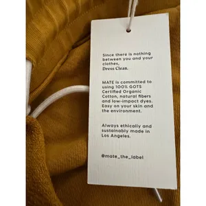 𝅺NWT Mate the Label Organic Terry Lounge Short Turmeric size XS thumbnail 7