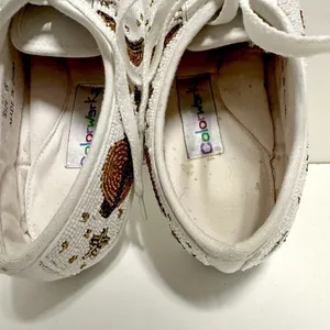 VTG Colorwerks Beaded Sneakers White Size 6 thumbnail 7