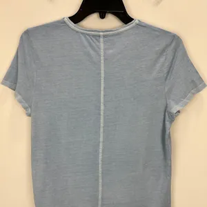 Madewell Essential Slim Tee Shirt Lightweight Cotton Light Blue Basics L NWT thumbnail 9