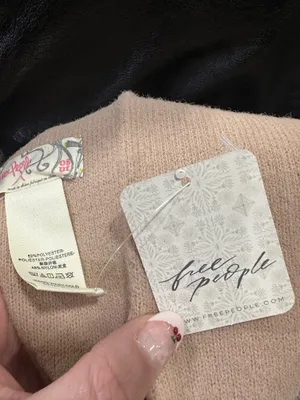 NWT FREE PEOPLE All For You Hooded Scarf In Mushroom One size No refunds returns or cancellations thumbnail 5
