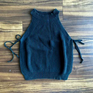 superdown Sena Side Tie Top in Black thumbnail 1