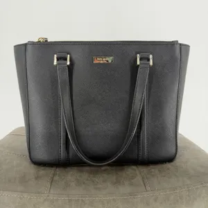 Kate Spade Cadence Black Saffiano Leather Tote Handbag WKRU4074 thumbnail 15