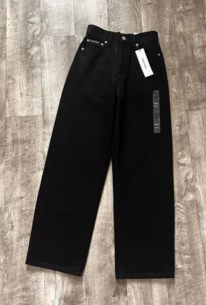 NWT Calvin Klein Barrel Fit High Waisted Jeans Size W24 thumbnail 1