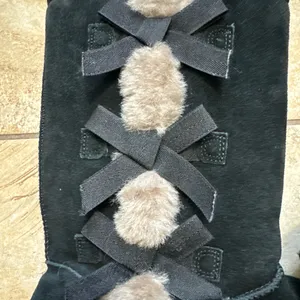 Koolaburra by UGG Black Boots Size 7 With Bows thumbnail 2