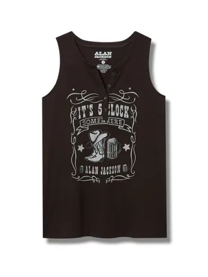 NWT Torrid Alan Jackson It's 5 O'Clock Somewhere Tank Top 00 Country Western 10 thumbnail 3
