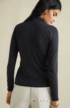 Anthropologie Gauzy Turtleneck thumbnail 3